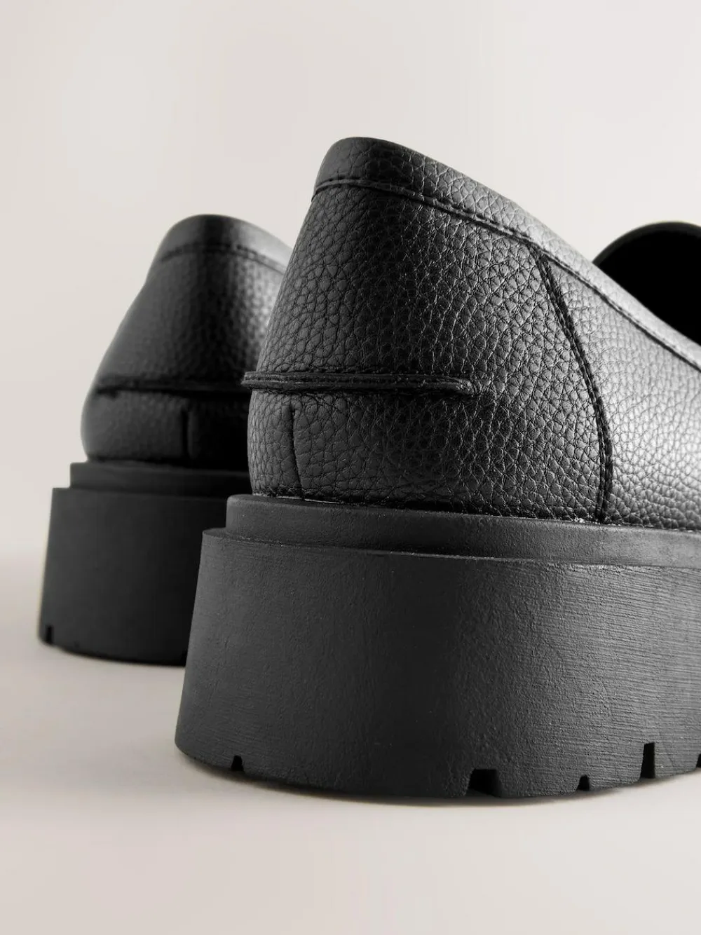 Best Next Forever Comfort Chunky Platform Tassel Loafers Black