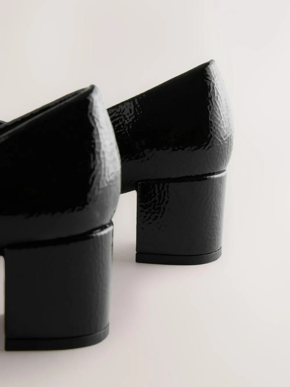 Next Forever Comfort® Round Toe Mary Jane Block Heels Black
