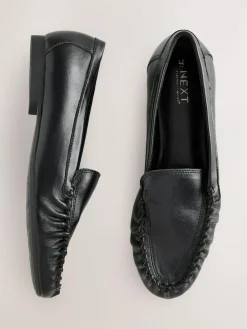 Next Forever Comfort® Soft Ruched Loafers^Women Flats
