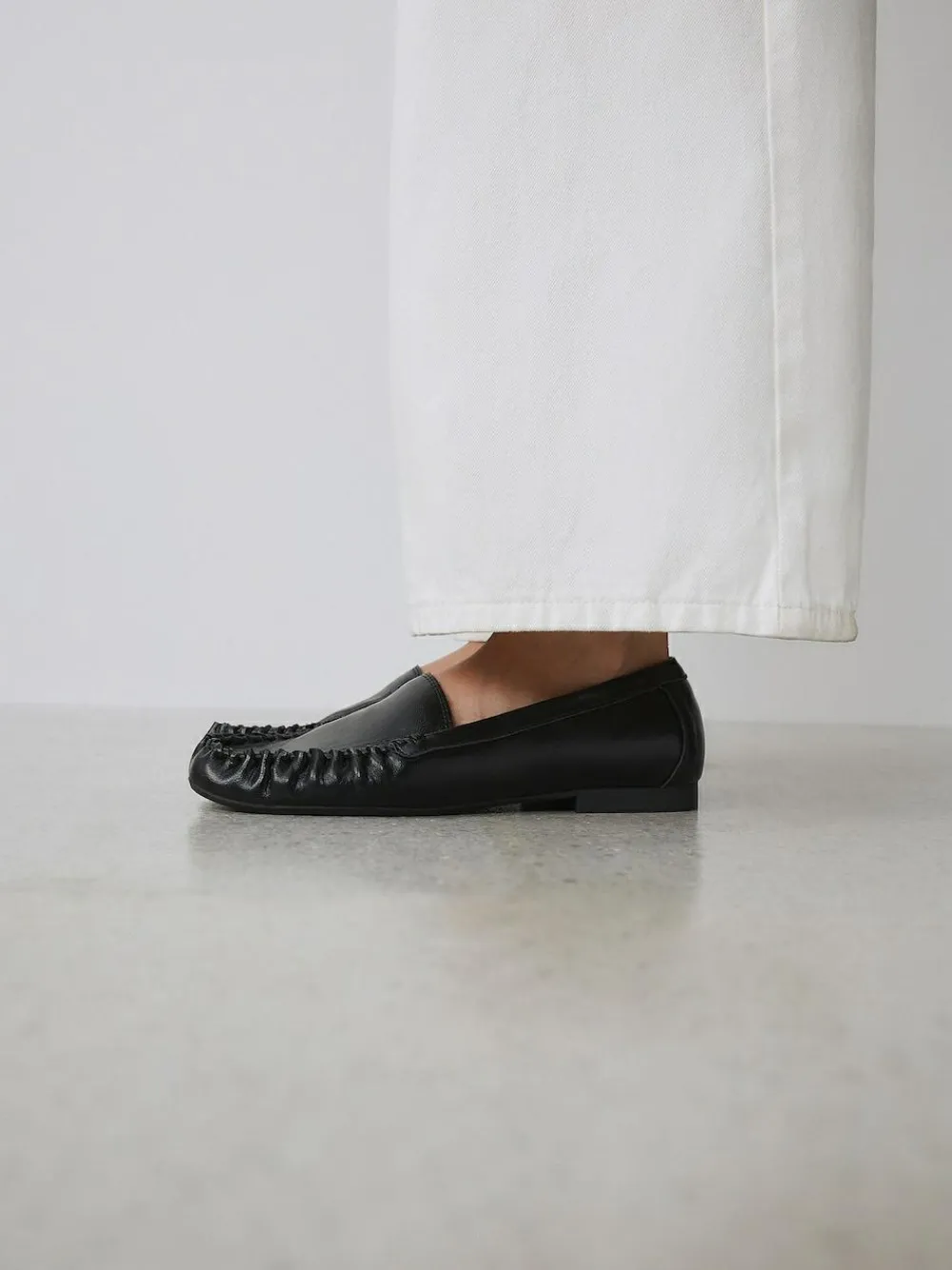 Next Forever Comfort® Soft Ruched Loafers^Women Flats