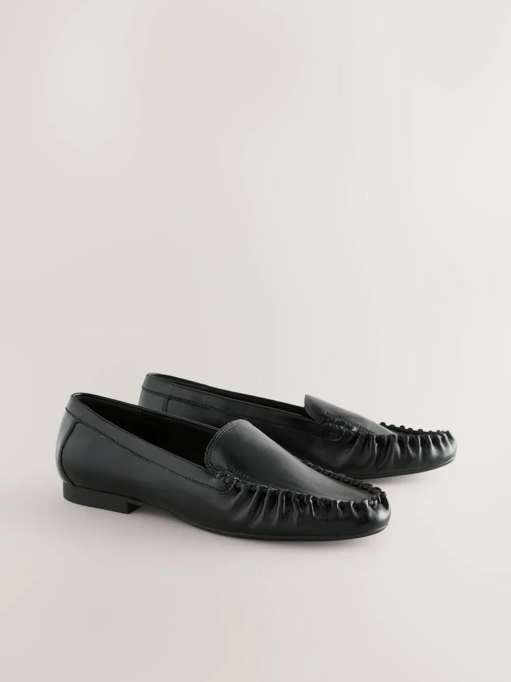 Next Forever Comfort® Soft Ruched Loafers^Women Flats