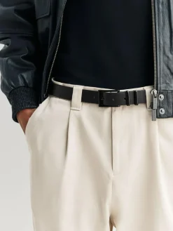 Hot Next Black Formal Leather Belt