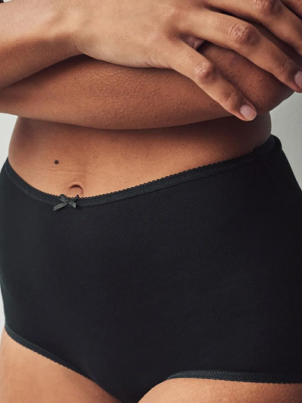 Next Black Full Brief Cotton Rich Knickers 5 Pack^Women Panties|All Lingerie