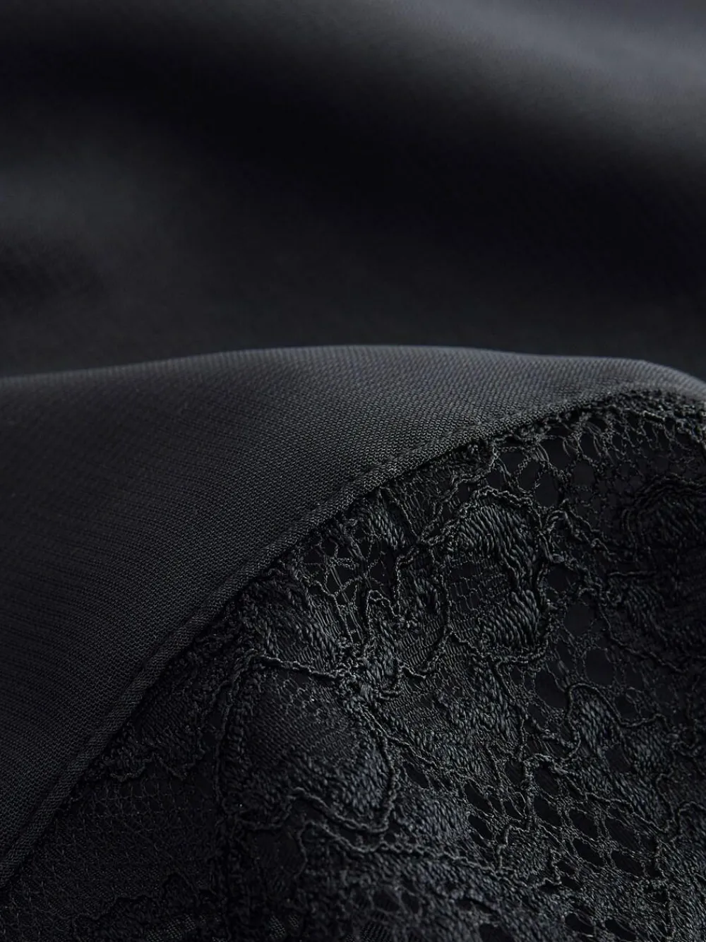 Clearance Next Black Glamour Lace Slip Dress