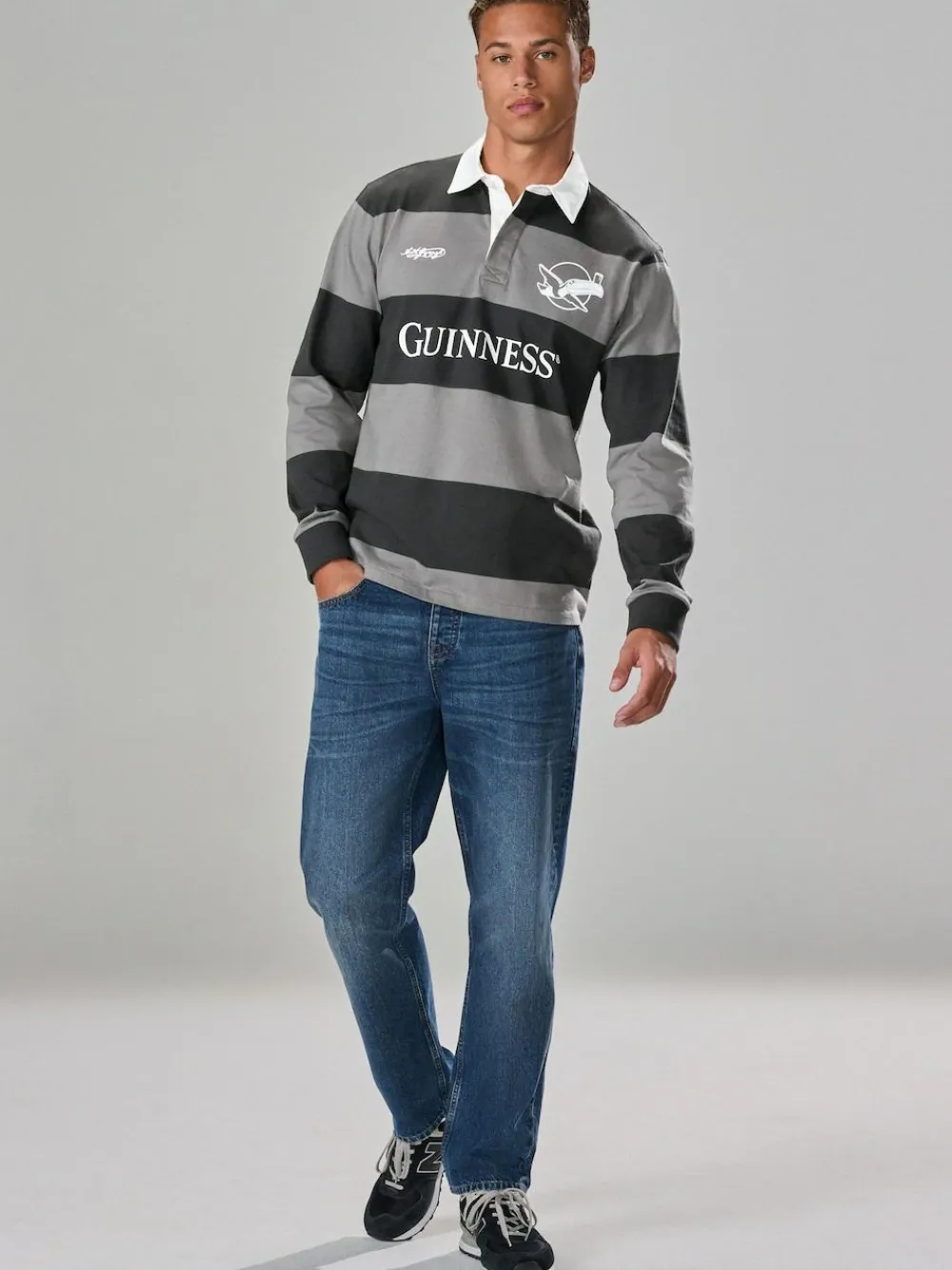 Next Black Guinness Rugby Shirt^ Tops & T-Shirts