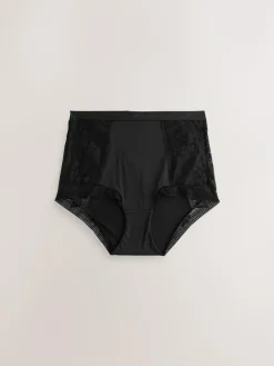 Next High Waist Lace & Microfibre Knickers 2 Pack^Women All Lingerie|Panties
