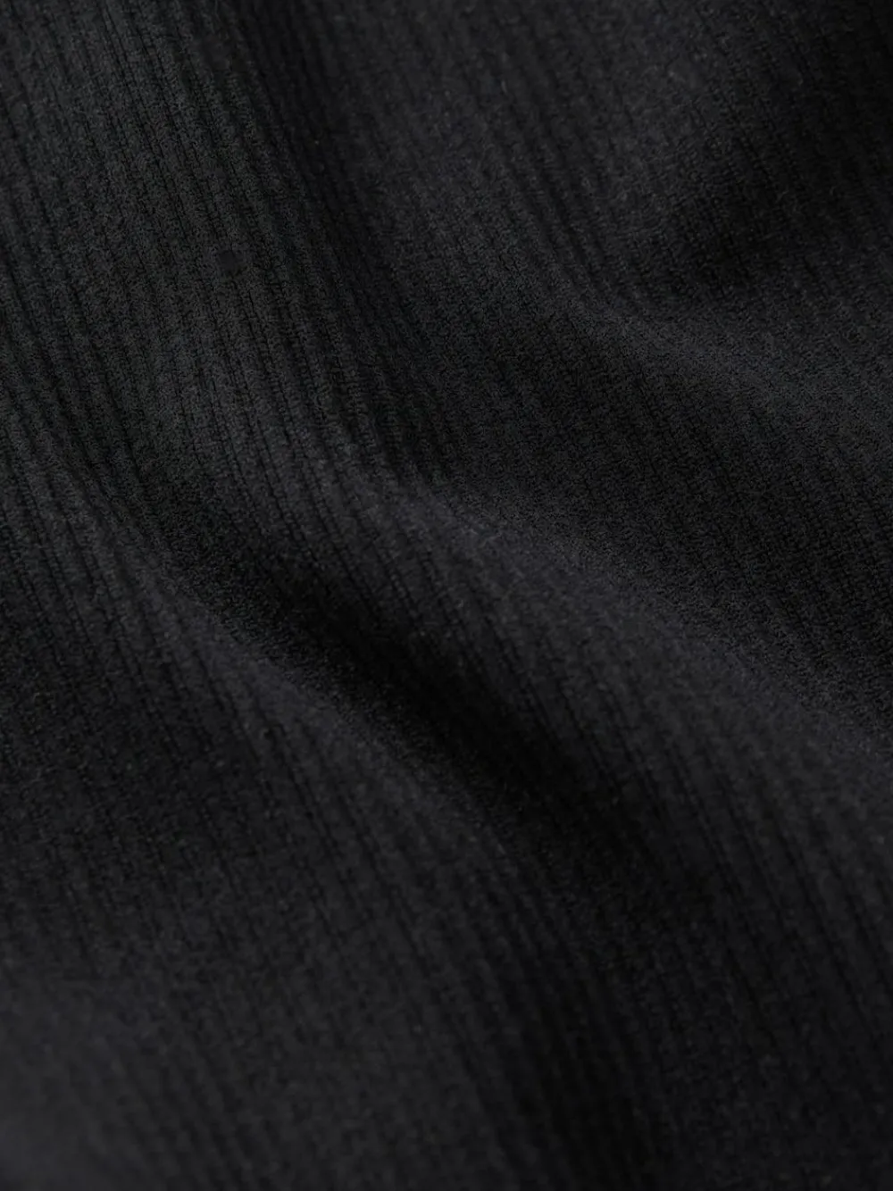 Next Black High Waist Ribbed Cycling Shorts^Women Shorts