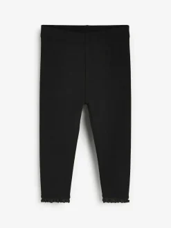 Next Black Lace Trim Leggings (3mths-7yrs)^ Pants & Leggings|Pants & Leggings