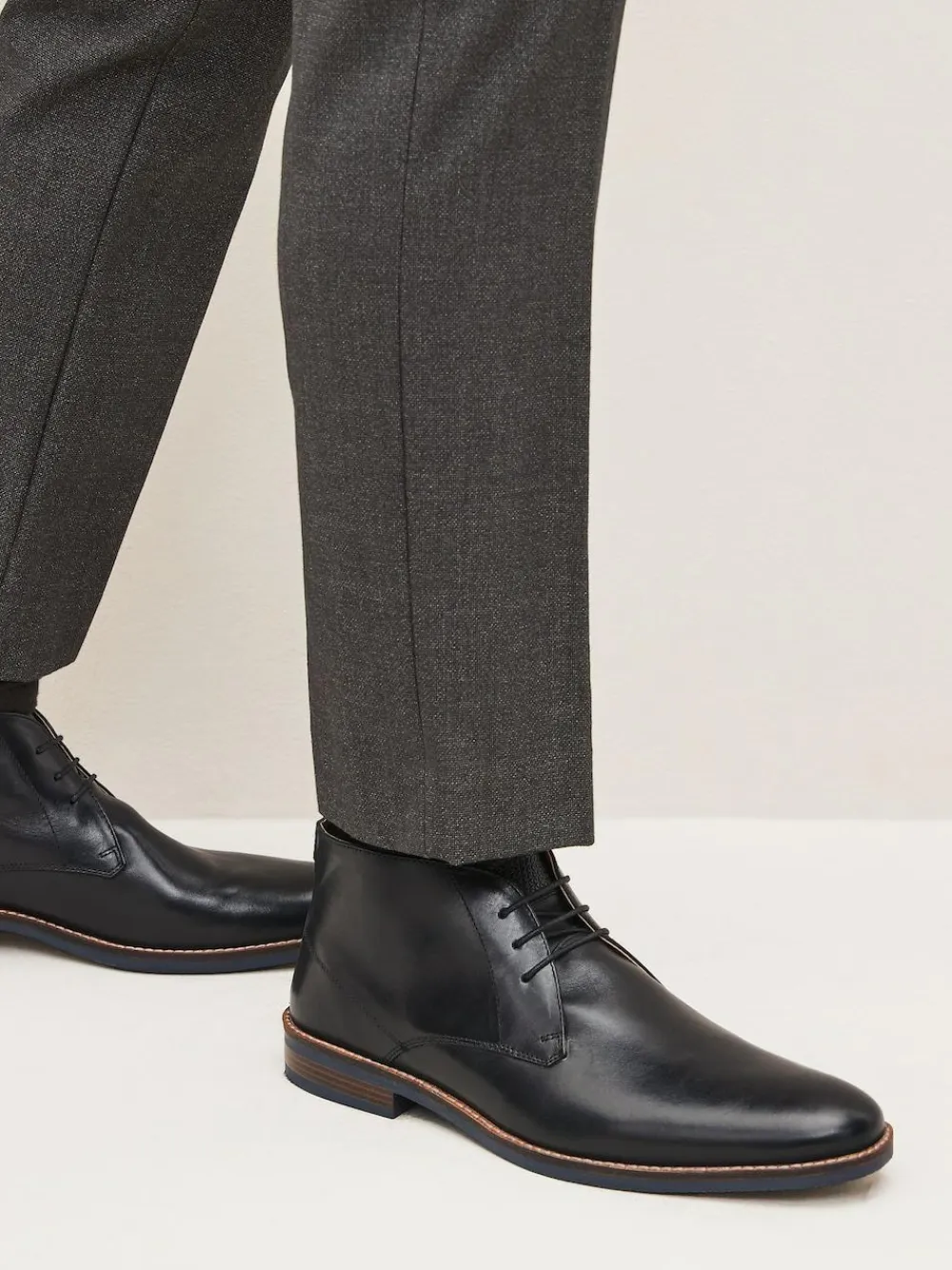 Next Black Leather Chukka Boots^ Boots|Boots