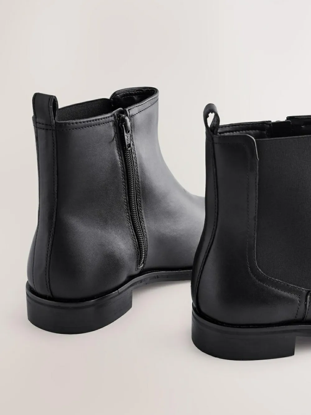 Sale Next Extra Wide Fit Forever Comfort® Chelsea Ankle Boots Black Leather
