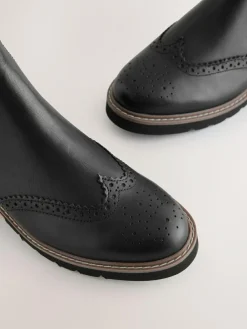 Next Forever Comfort® Brogue Detail Chelsea Boots^Women Boots & Wellies|Boots
