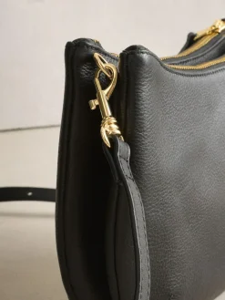 Clearance Next Leather Scoop Cross-Body Bag Black