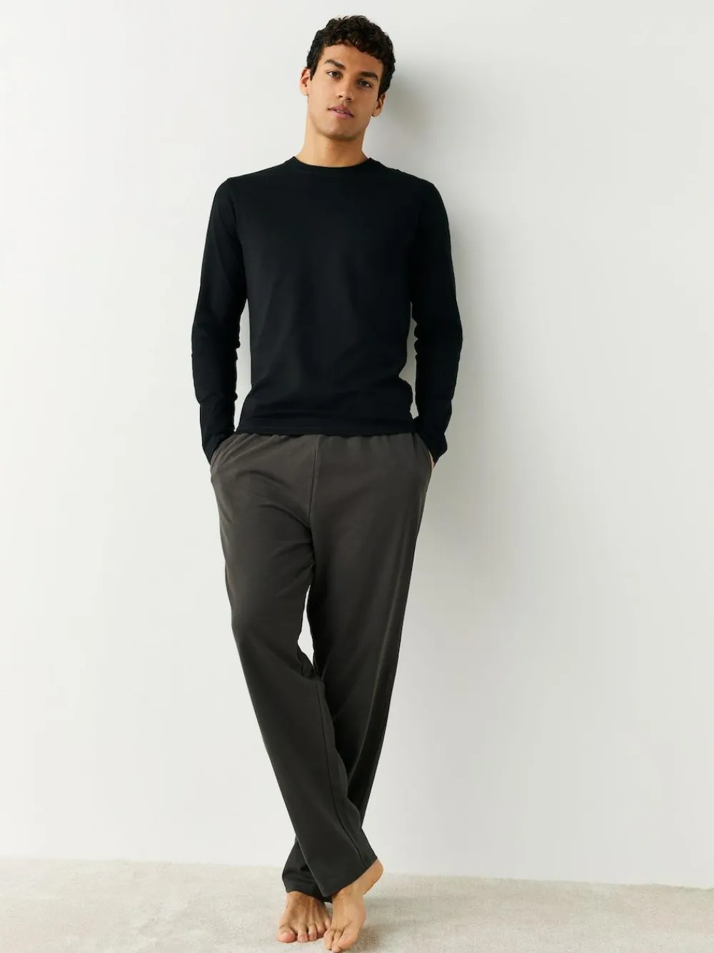 Best Next Long Sleeve Layering T-Shirts 5 Pack Black