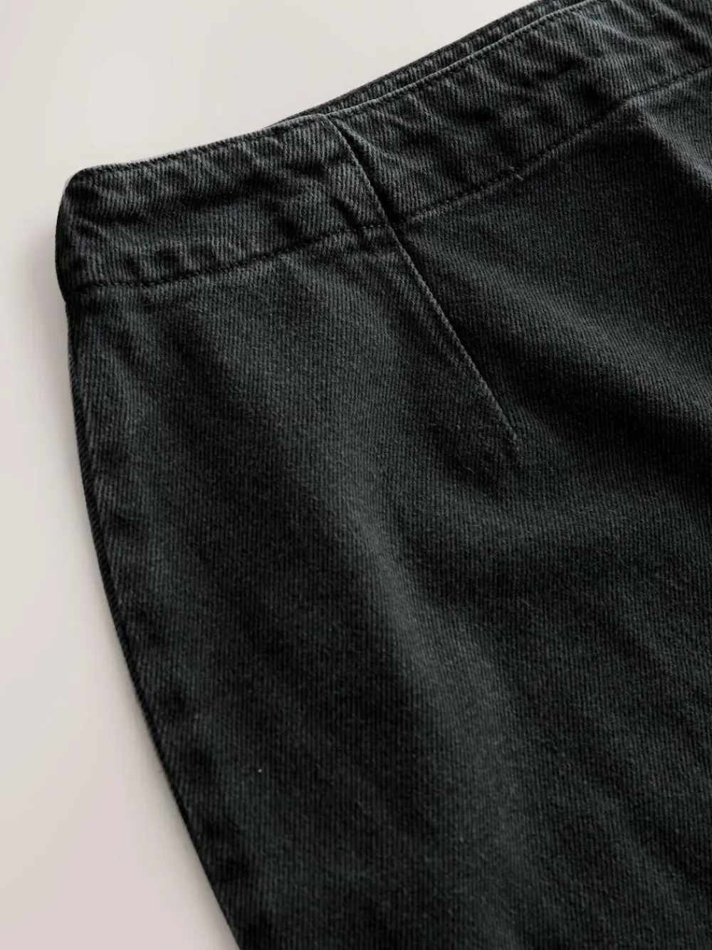Next Black Mini Hourglass Denim Skirt^Women Skirts