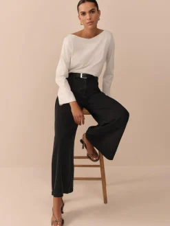 Next N. Premium Palazzo Wide Leg Jeans^Women Jeans|Jeans