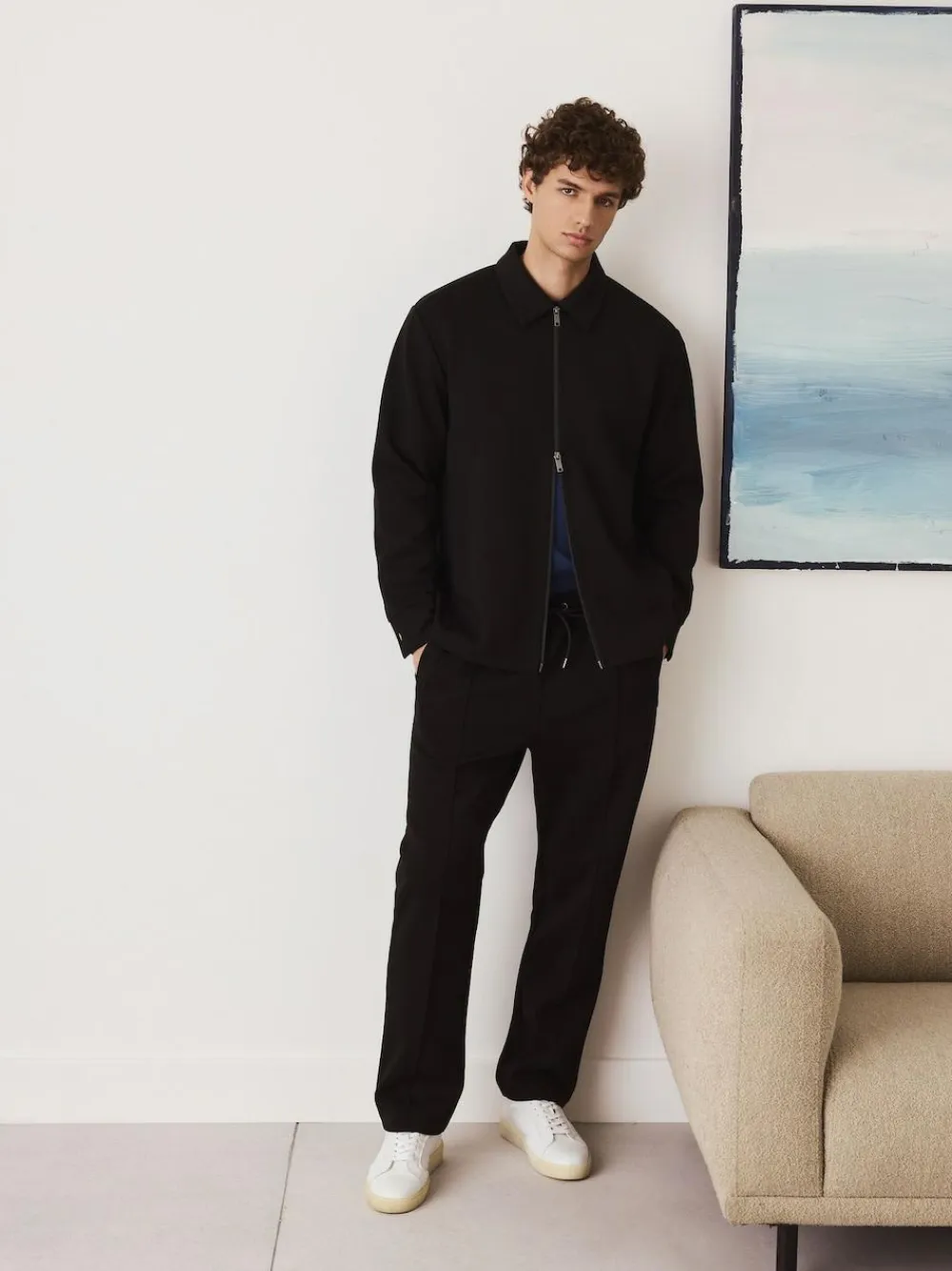 Next N. Premium Soft Touch Scuba Slim Fit Open Joggers^ Joggers|Joggers