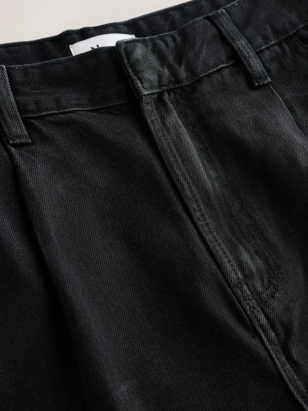 Best Next N.Premium High Rise Culotte Jeans Black