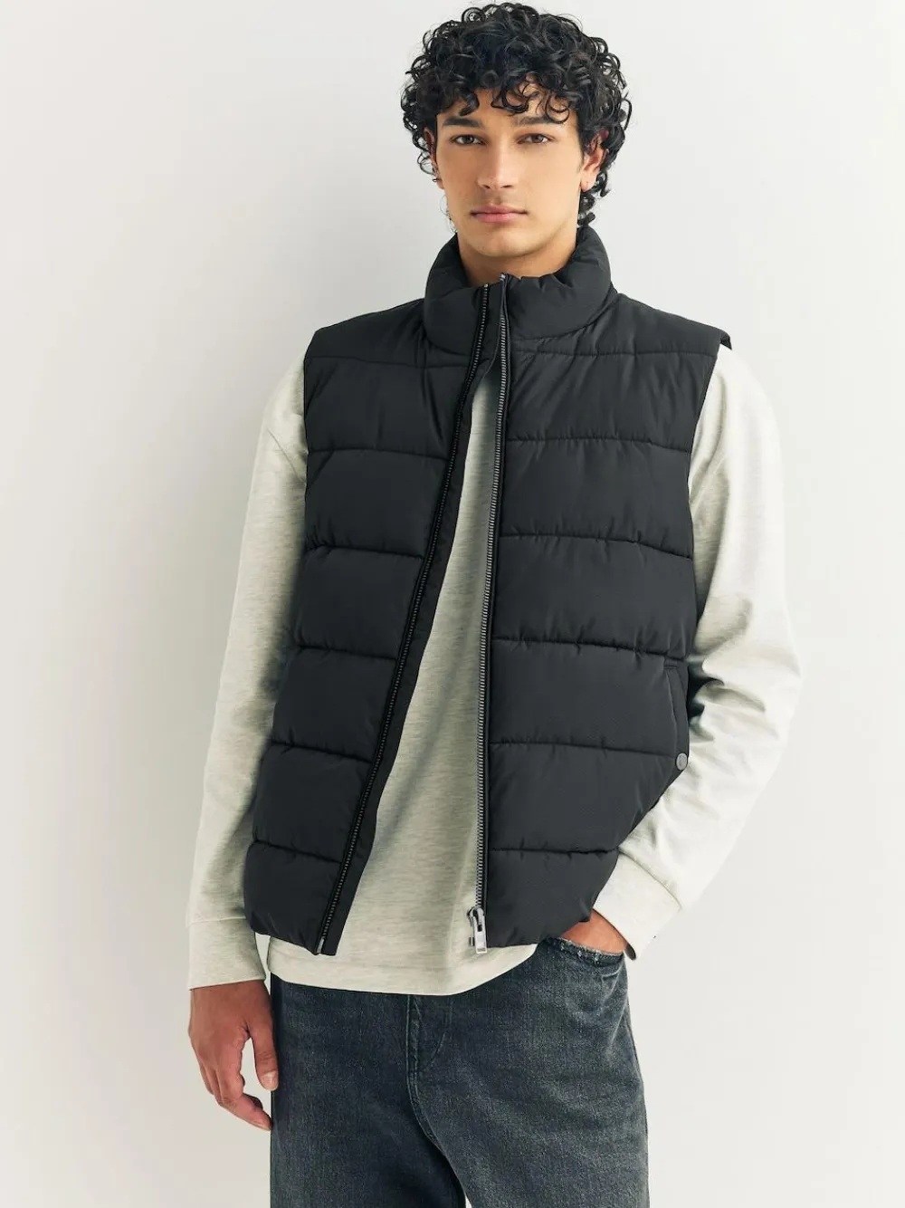 Next Black N.Premium Textured Premium Parka Jacket^ Coats & Jackets|Coats & Jackets