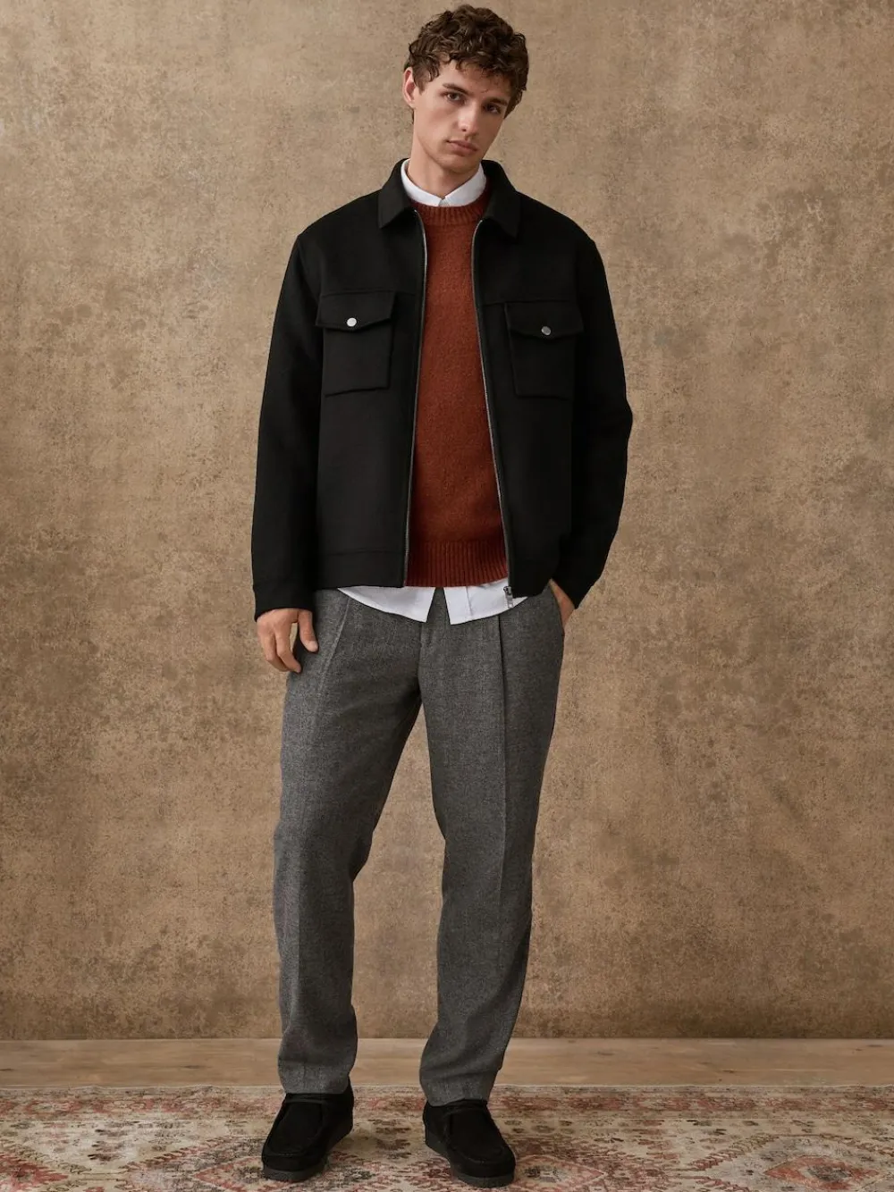Next Black N.Premium Wool Rich Soft Touch Jacket^ Blazers & Formal Jackets|Occasionwear