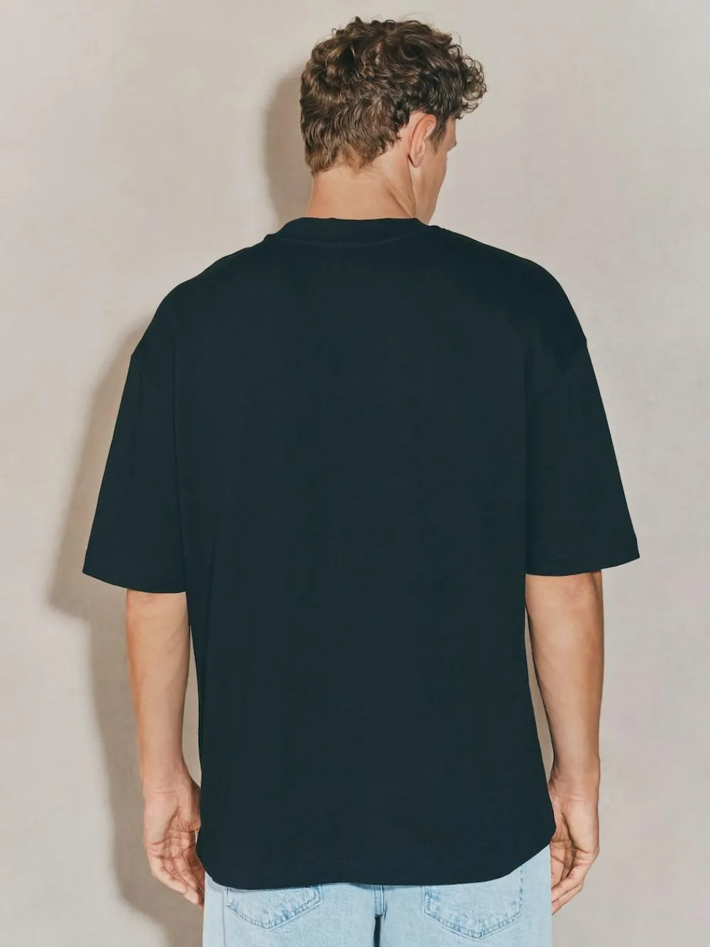 Hot Next Oversized Fit EDIT Heavyweight T-Shirt Black