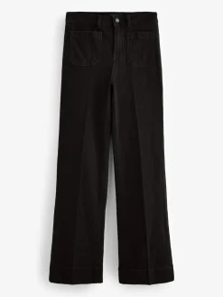 Next Patch Pocket Wide Leg Jeans^Women Jeans|Jeans