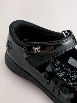 Sale Next Black Patent Bow Mary Jane School Shoes
