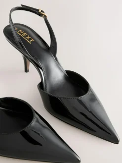 Next Forever Comfort® Pointed Toe Curvy Slingback Heels^Women Heels