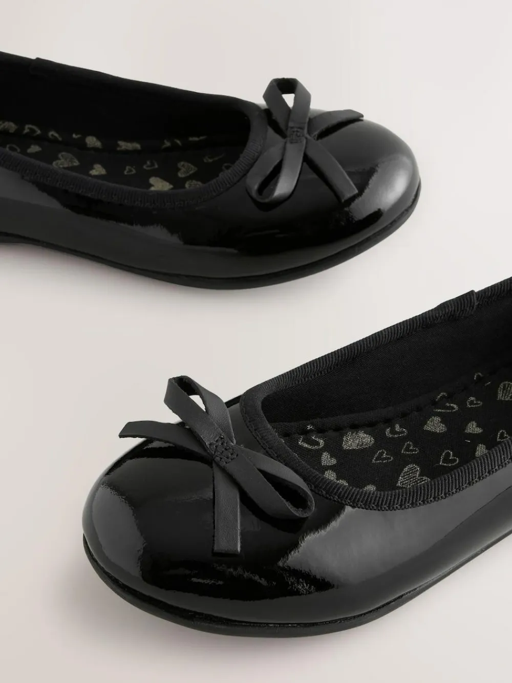 Next Standard Fit (F) Leather Ballerina School Shoes^ Shoes