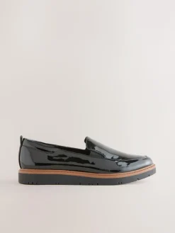 Next Standard/Wide Fit Forever Comfort® Slip On Clean Chunky Sole Loafers^Women Flats