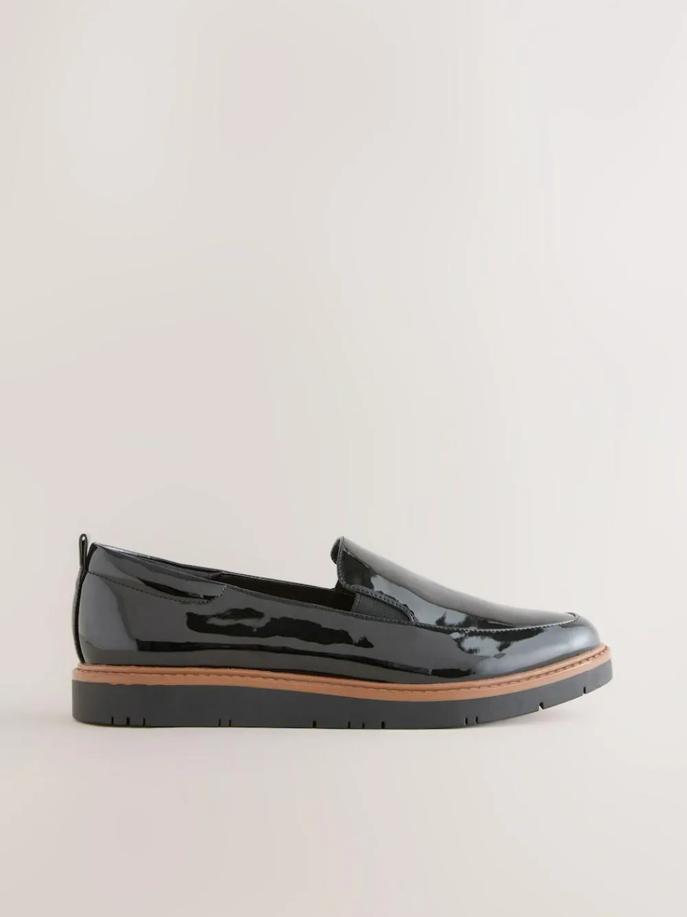 Next Standard/Wide Fit Forever Comfort® Slip On Clean Chunky Sole Loafers^Women Flats