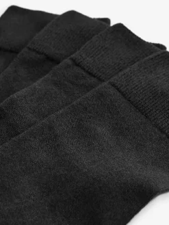 Next Black Pattern Modal Signature Socks 4 Pack
