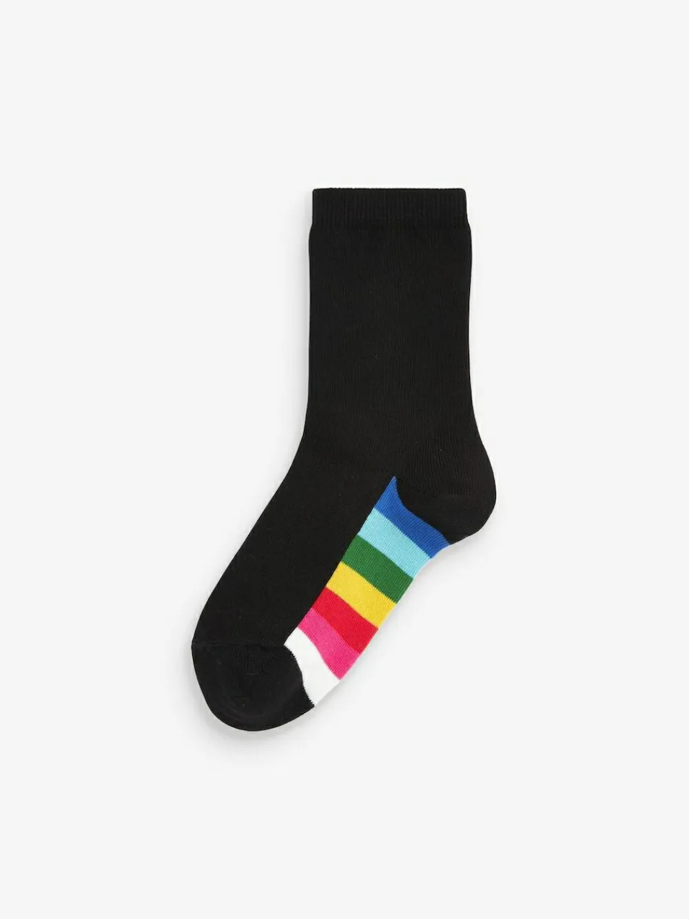 Next 5 Pack Cotton Rich Footbed Ankle School Socks^ Socks & Tights|Socks & Tights