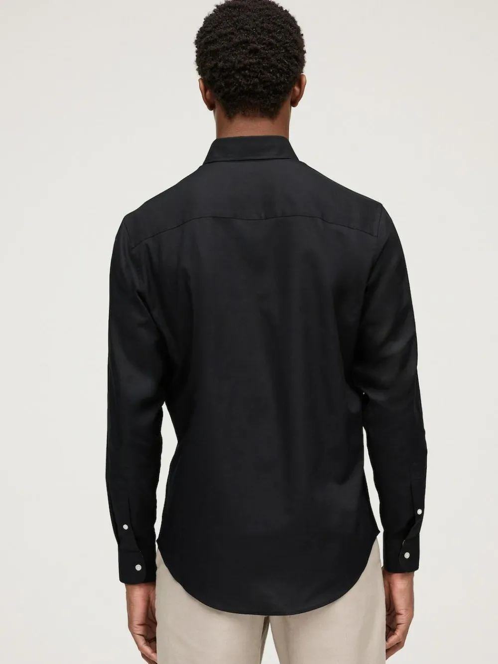 Outlet Next Black Regular Fit Button Down Easy Iron Oxford Shirt