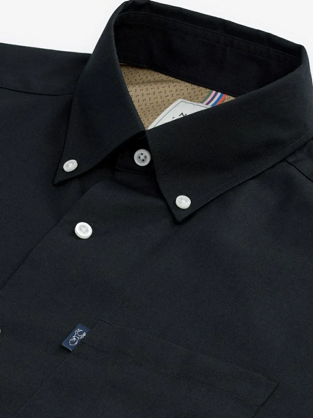 Outlet Next Black Regular Fit Button Down Easy Iron Oxford Shirt