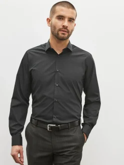 Next Regular Fit Easy Care Double Cuff Smart Shirt^ Shirts|Occasionwear