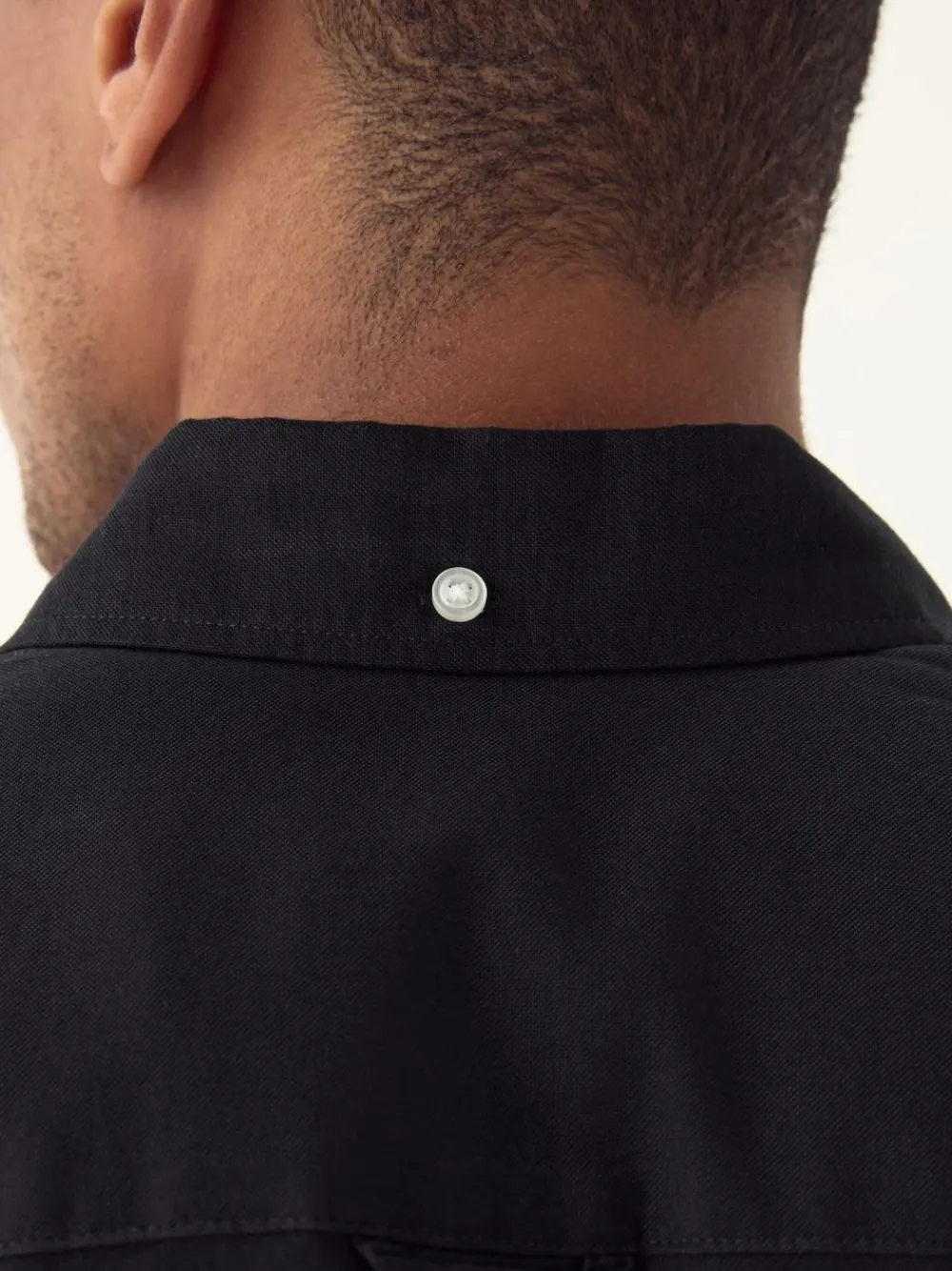 Clearance Next Black Regular Fit Short Sleeve Oxford Shirt