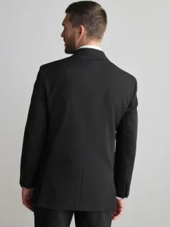Next Regular Fit Signature Nova Fides 100% Italian Wool Suit Jacket^ Blazers & Formal Jackets|Black Suits