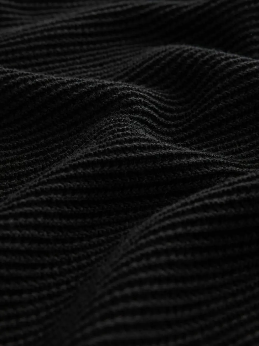 Best Next Regular Fit Textured Oxford Mock Shirt Jumper Black