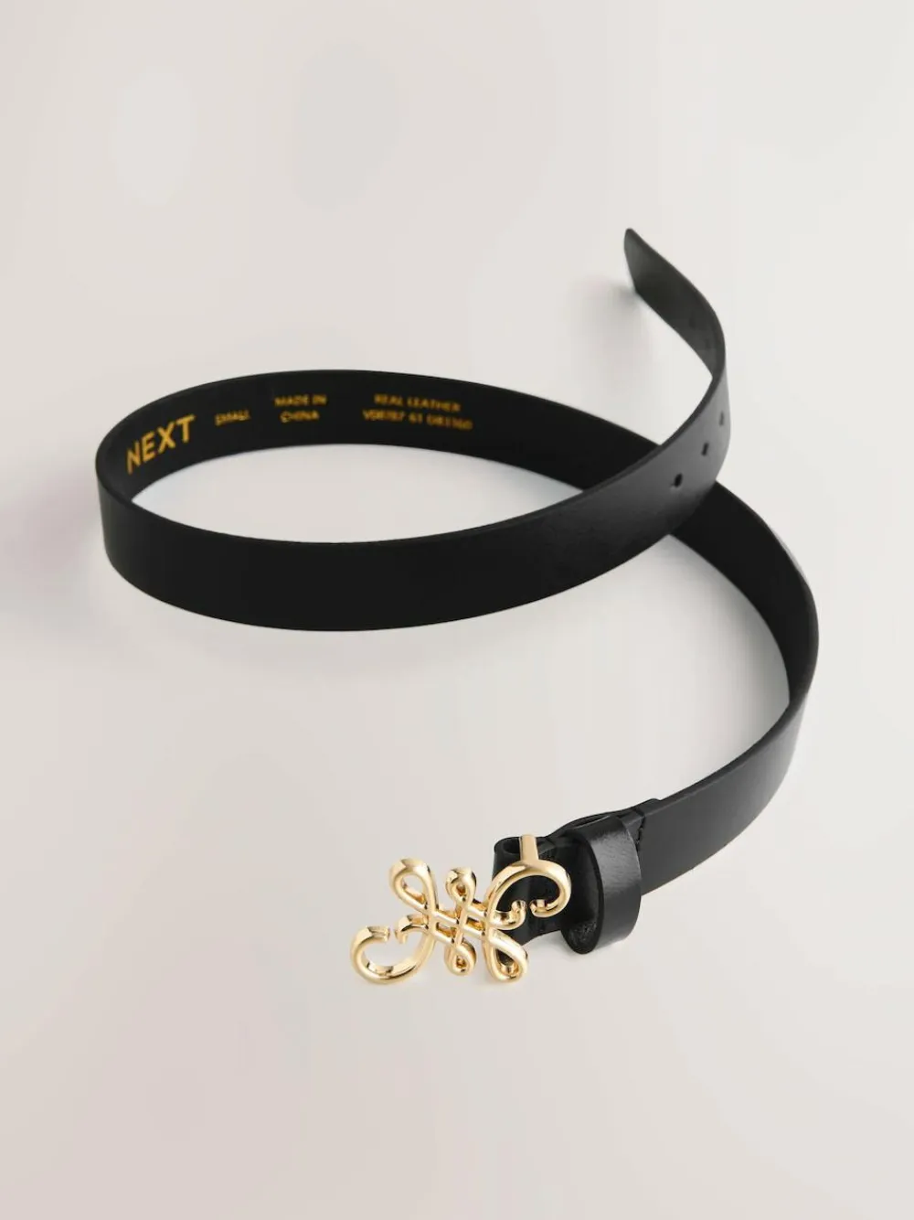 Next Regular Statement Buckle Leather Belt^Women Belts
