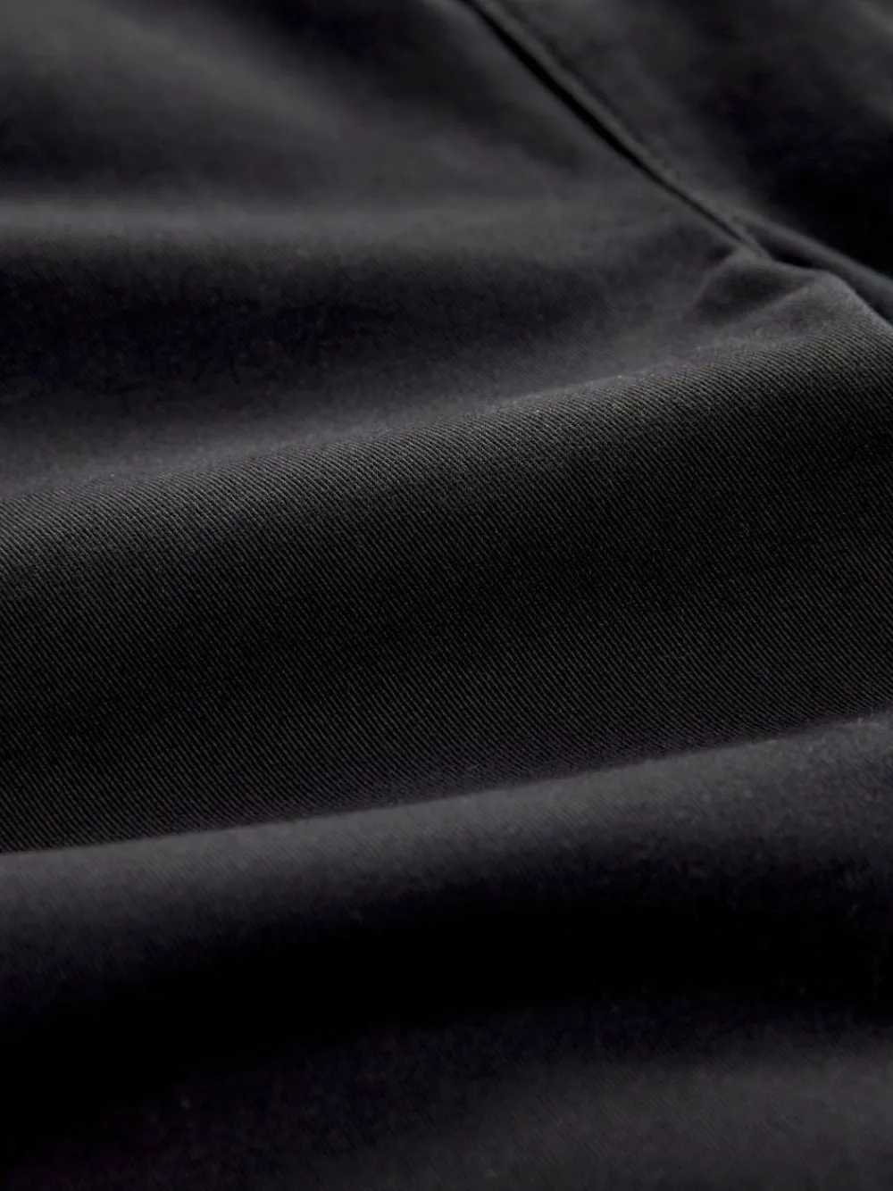 Sale Next Regular Tapered Fit Single Pleated Stretch Chinos Trousers Black
