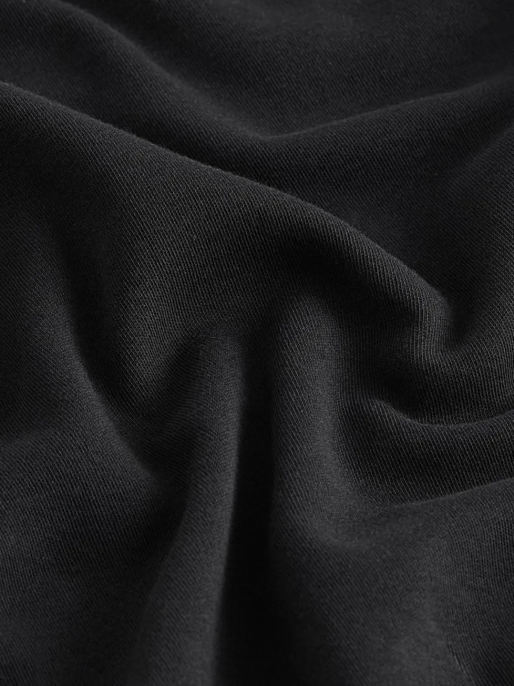 Next Black Relaxed Fit Heavyweight Longline T-Shirt^Women Tops & T-Shirts