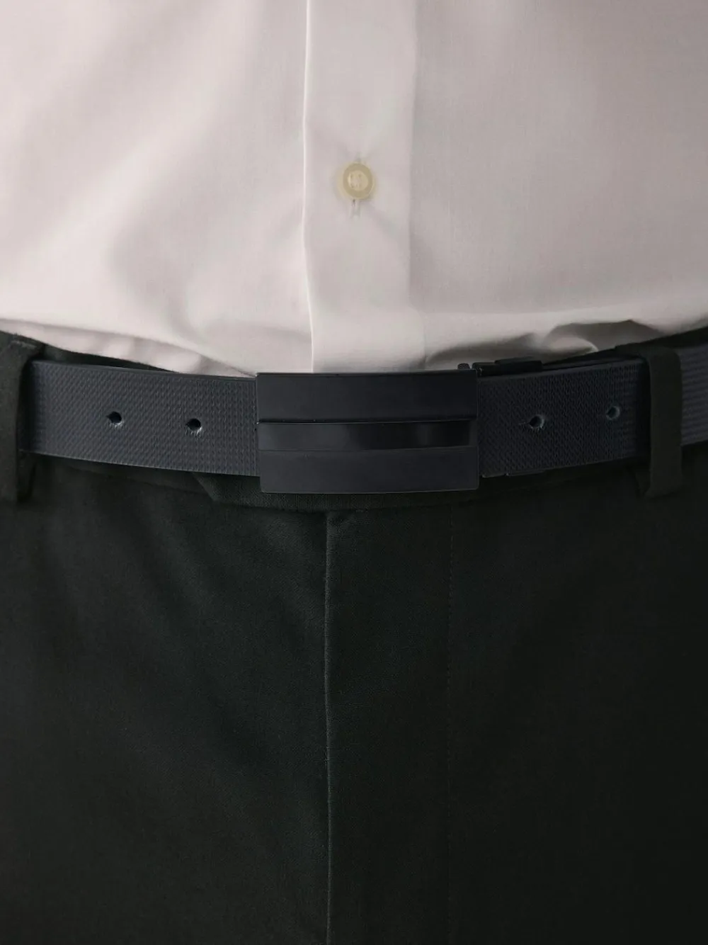 Next Black Reversible Plaque Belt^ Belts & Braces