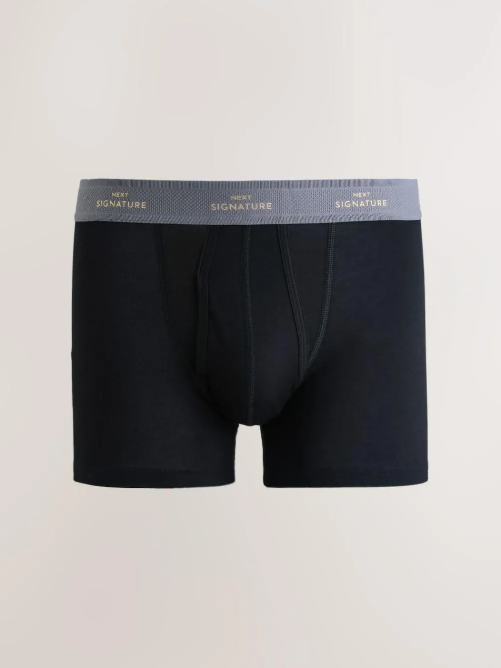 Next Black Rich Colour Waistband 4 pack Signature A-Fronts Boxers^ Underwear|Underwear