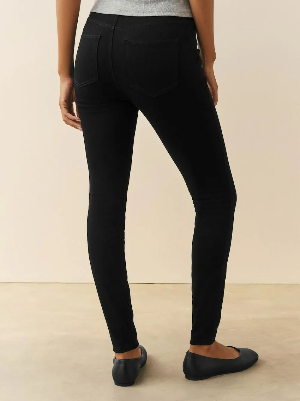 Clearance Next Black/ Rinse Blue/ Grey Full Length Jersey Denim Leggings 3 Pack
