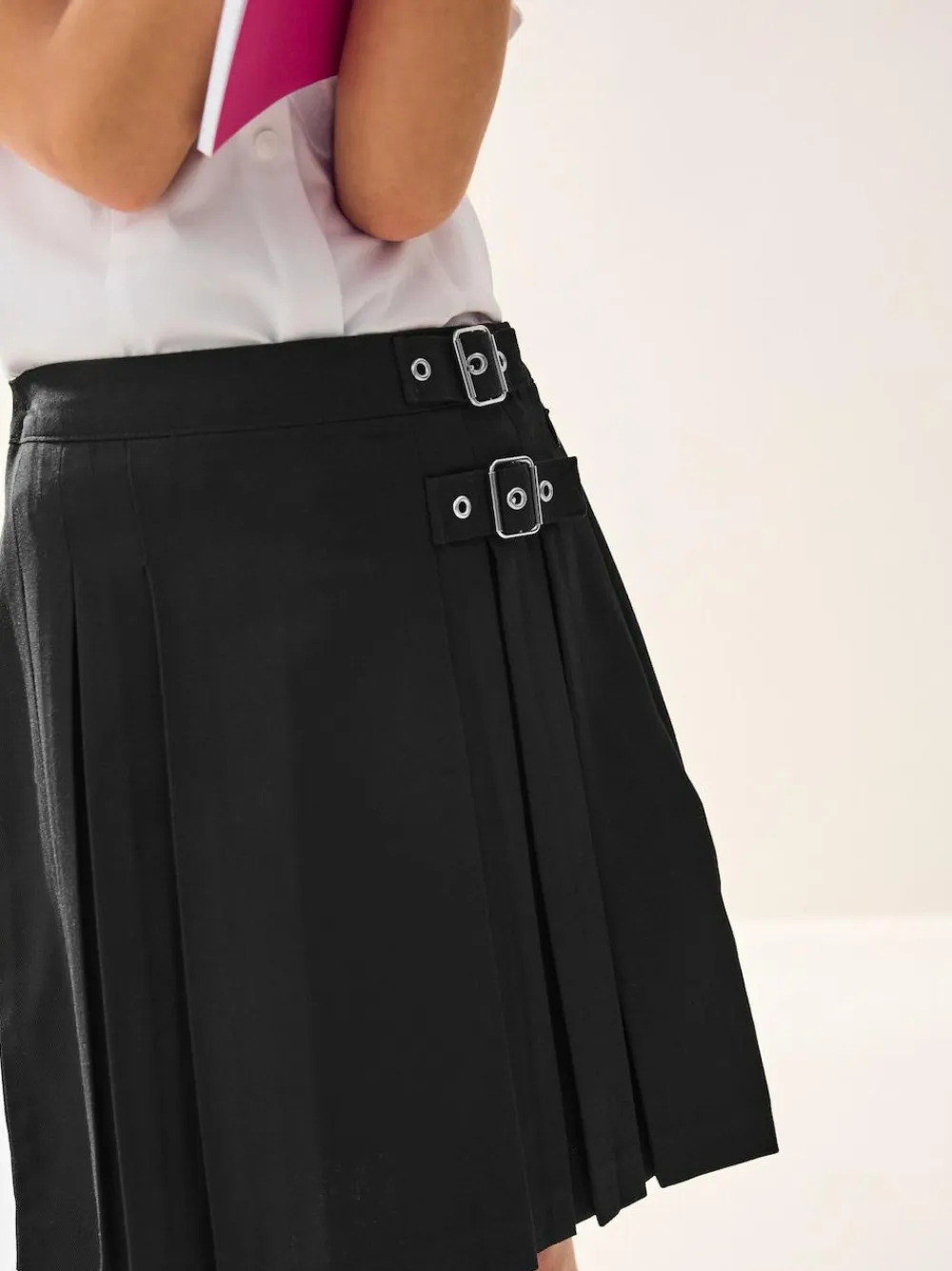 Clearance Next School Kilt (3-16yrs) Black
