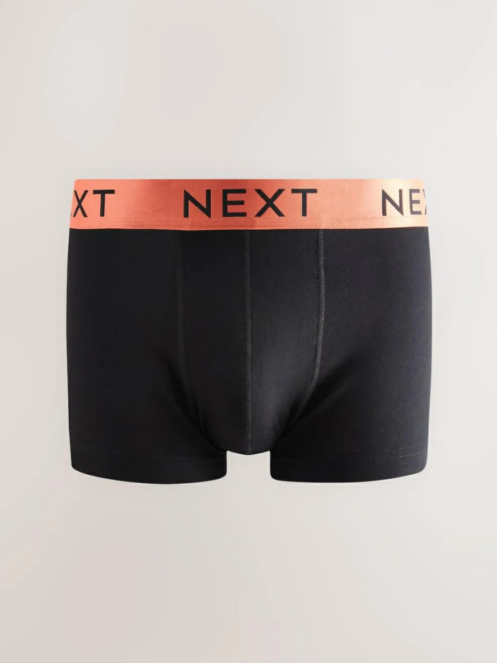 Next Black Shiny Colour Waistbands 10 pack Cotton Rich Blend Hipsters Boxers