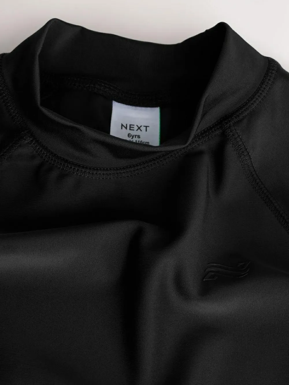 Next Black Short Sleeve Rash Vest (1.5-16yrs)^BOY Swimwear