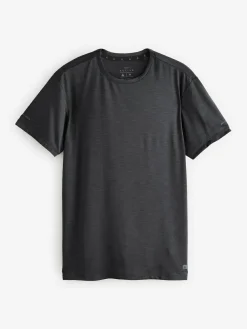 New Next Black Short Sleeve Tee Active Gym Training Top