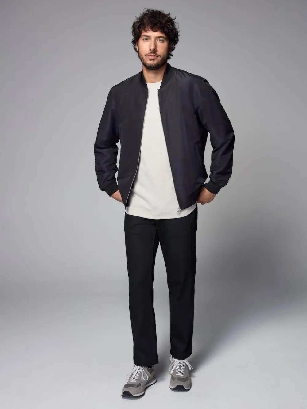 Next Black Shower Resistant Bomber Jacket^ Coats & Jackets|Coats & Jackets