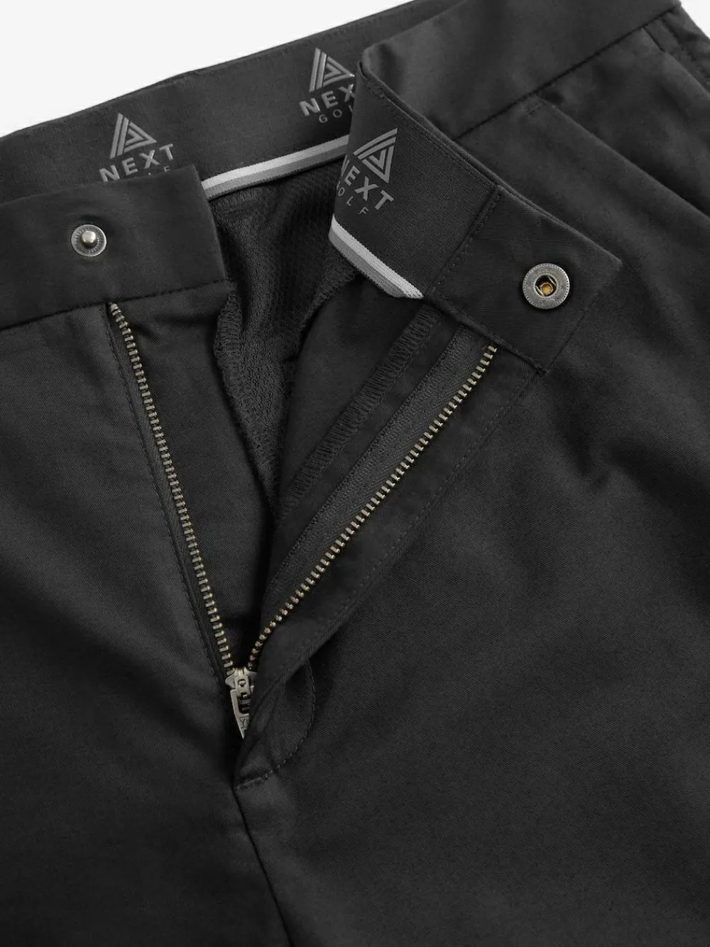 Sale Next Black Shower Resistant Golf Stretch Chino Trousers